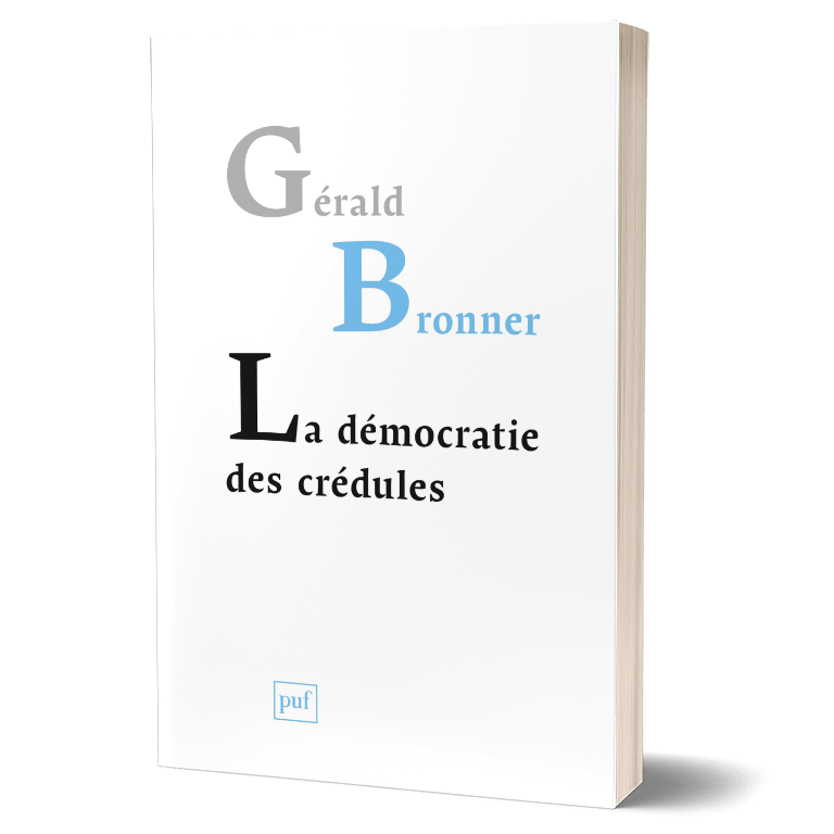 Couverture, La démocratie des crédules, de Gérald Bronner