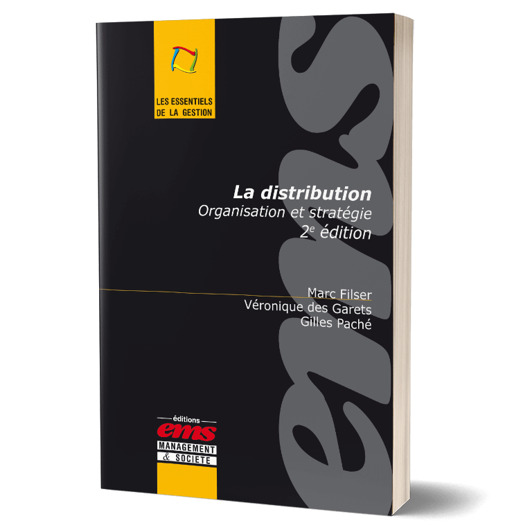 Couverture, La distribution : organisation et stratégie, de Marc FILSER, Véronique DES GARETS et Gilles PACHE, édition Alber Michel