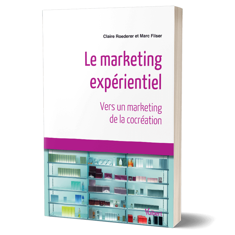 Couverture, Le marketing expérientiel :vers un marketing de la cocréation, de Claire ROEDERER et Marc FILSER, édition Alber Michel