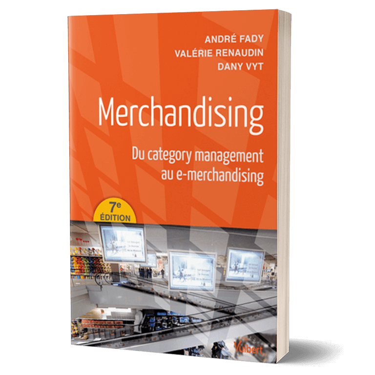 Couverture, Merchandising : du category management au e-merchandising, de André FADY, Valérie RENAUDIN et Dany VYT, édition Vuibert