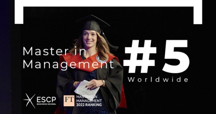 ESCP Business School’s Master in Management ranked fifth worldwide by the Financial Times