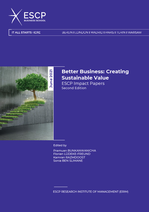 Better Business: Creating Sustainable Value - ESCP Impact Papers - Ebook