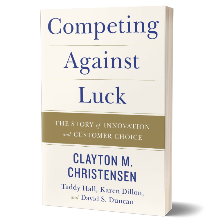 Cover Competing Aainst Luck, Clayton Christensen