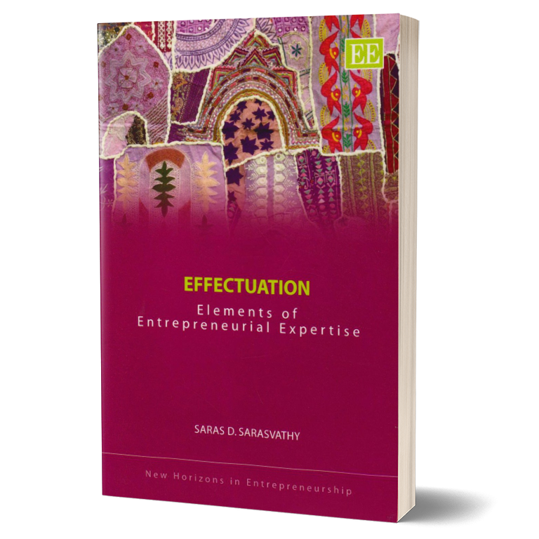 cover, Effectuation : Elements of Entrepreneurial Expertice, Saras D. Sarasvathy