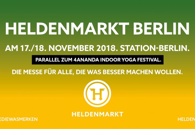 Meet us in Berlin at the Heldenmarkt fair!