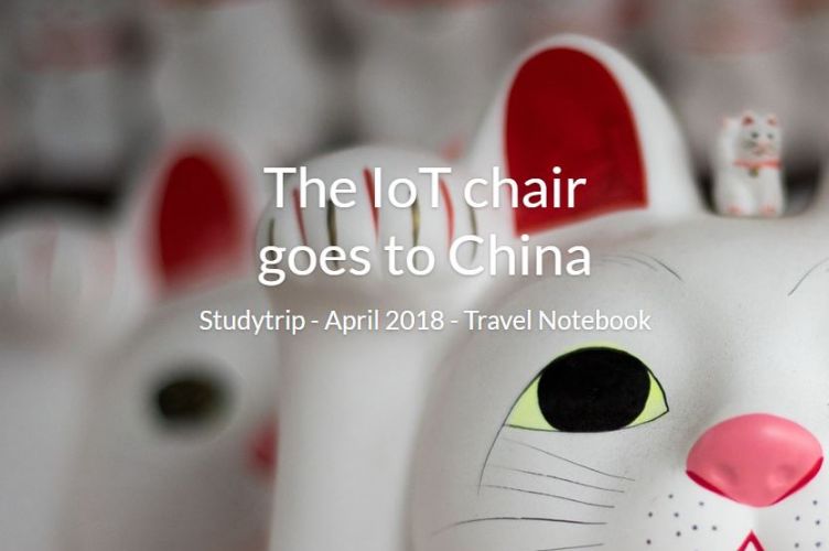The Internet of Things Chair goes to China