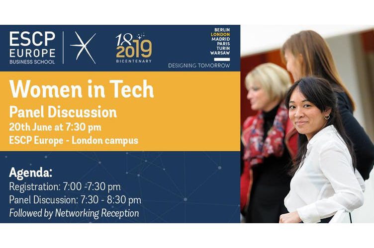 Women in Tech Panel Discussion at ESCP London Campus