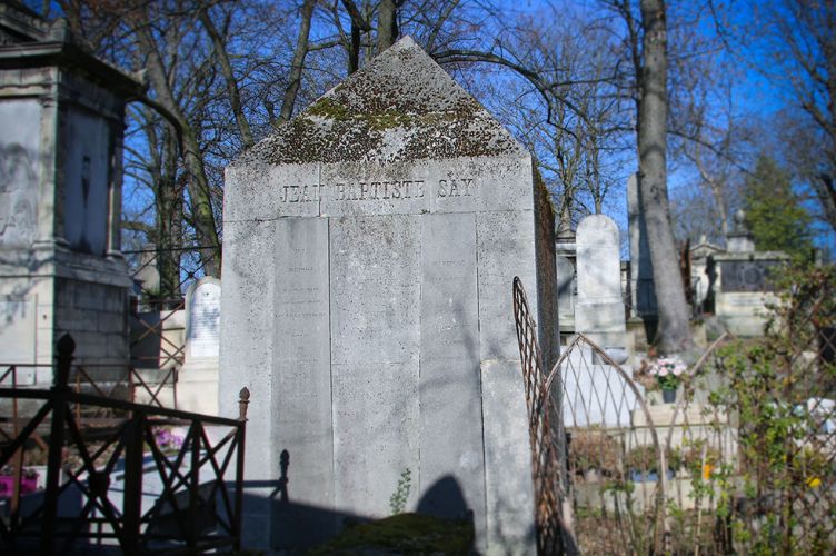 Pere Lachaise, Jean-Baptiste Say Grave picture, ESCP