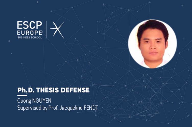 PhD Thesis Defense : Cuong NGUYEN - ESCP