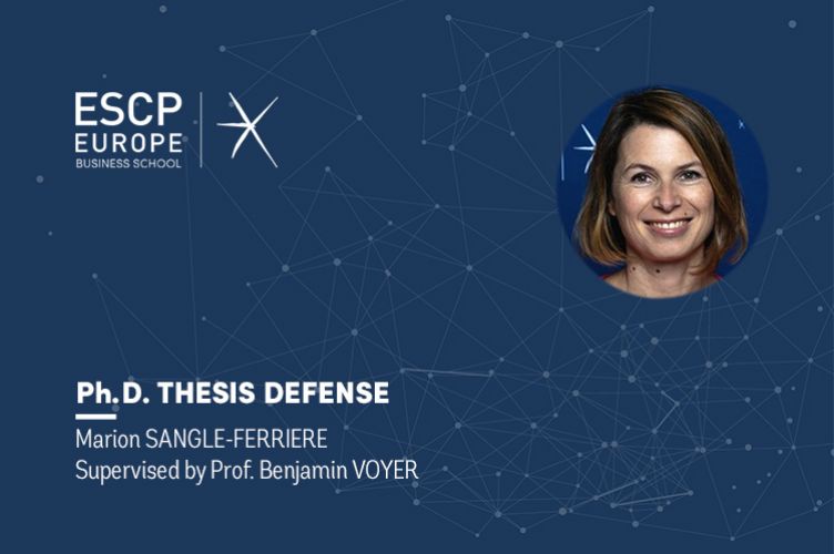 Thesis Defense Banner Marion Sangle-Ferriere, ESCP