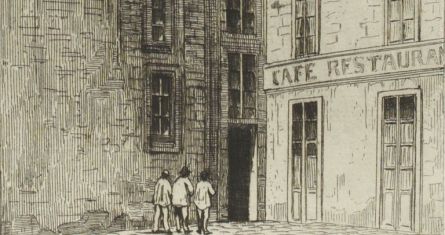 Rue de Grenelle Saint Honore, Hôtel des fermes, Paris, 1841, copyright Bibliothèque nationale de France