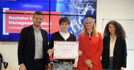 Giovanni Rigo winner of the ESCP 2024 BSc in Management - Scholarship Contest